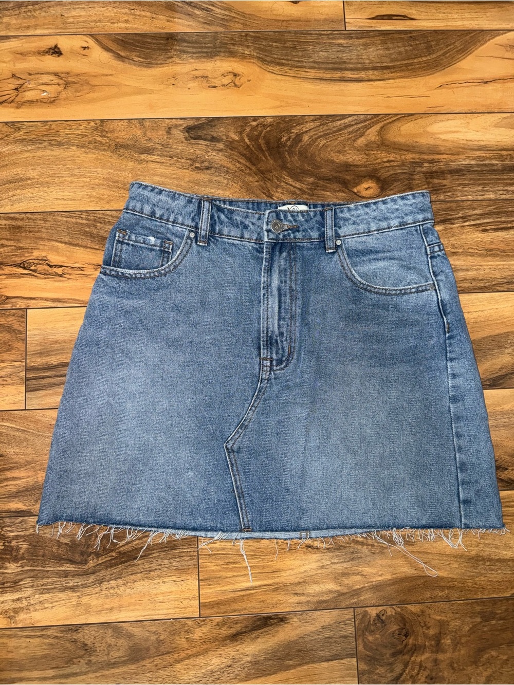 Cotton On Blue Denim Mini Skirt